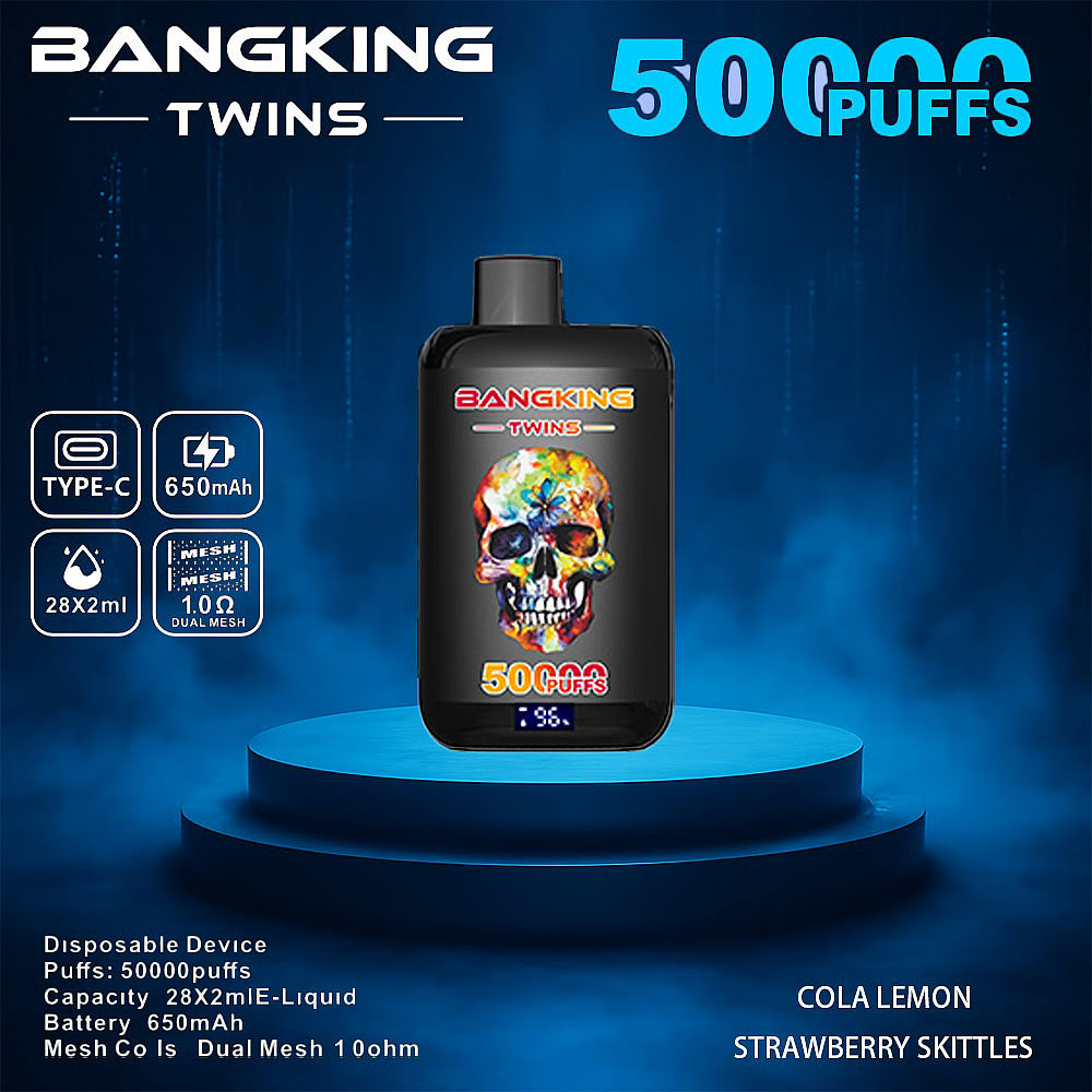 Bang King Twins 50000 Puffs 50k Double Flavor Disposable Vape