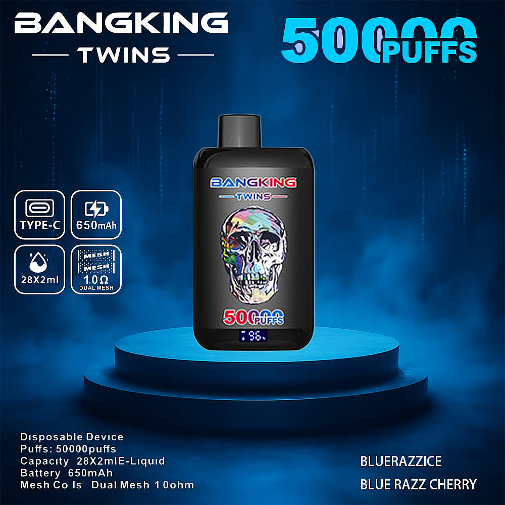 Bang King Twins 50000 Puffs 50k Double Flavor Disposable Vape