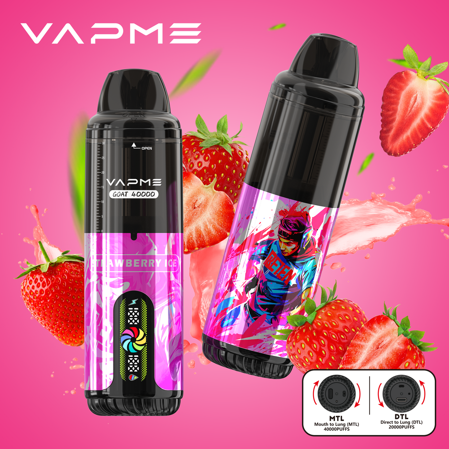 VAPME GOAT 40000 Puffs Wholesale Disposable Vape