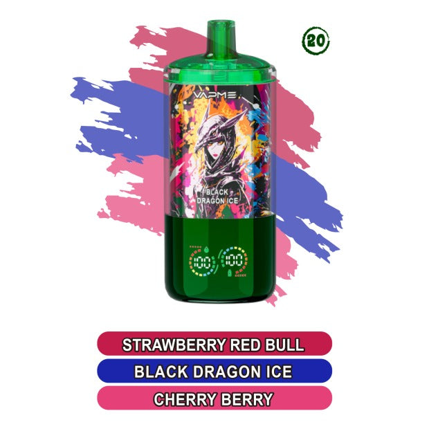 Vapme Crystal 30000 Three in One Triple Flavor Vape | Three Flavors, Long lasting and Easy