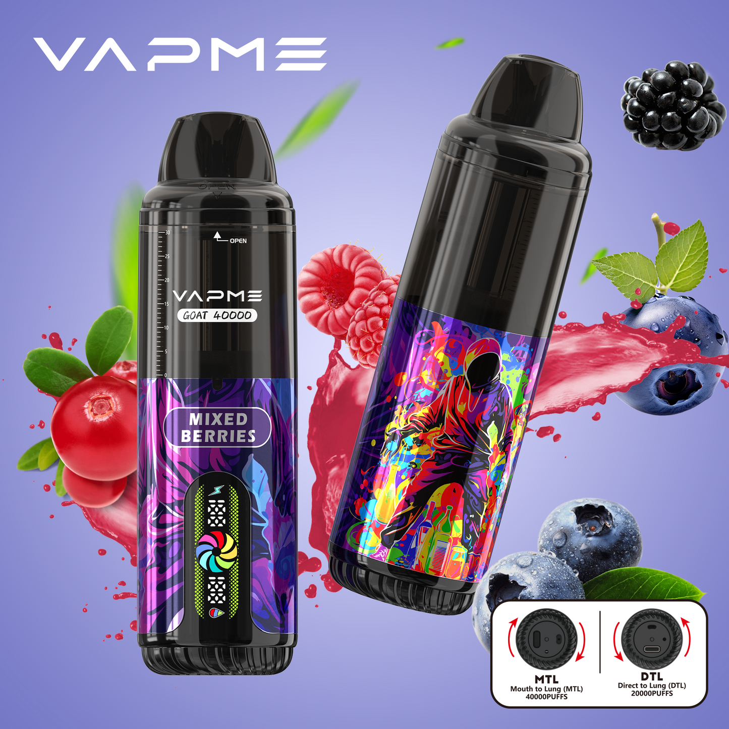 VAPME GOAT 40000 Puffs Wholesale Disposable Vape