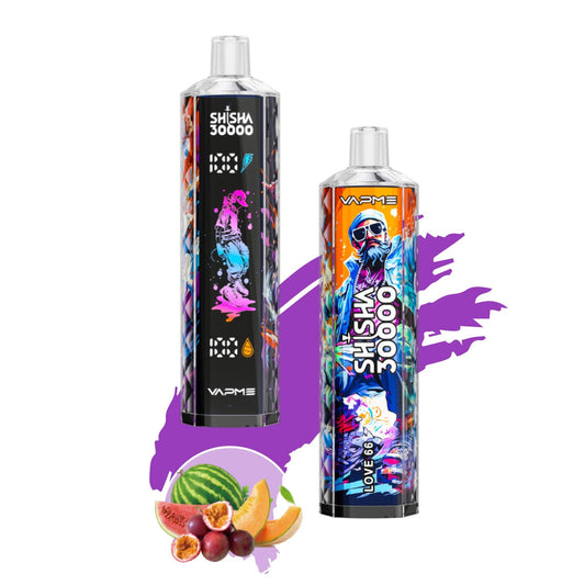 VAPME SHISHA 30000 puffs Disposable Vape Device 36ml Liquid 800mah