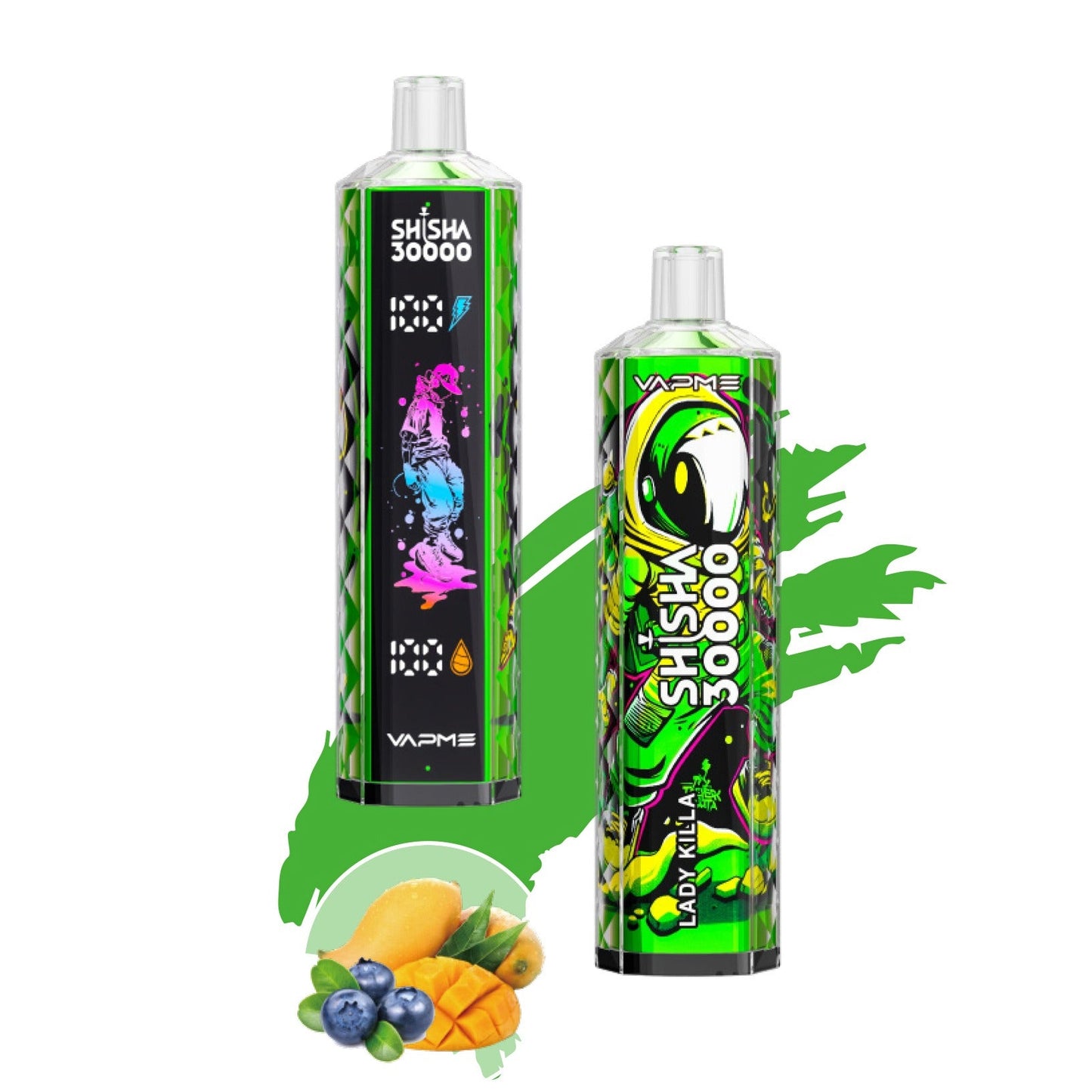 VAPME SHISHA 30000 puffs Disposable Vape Device 36ml Liquid 800mah