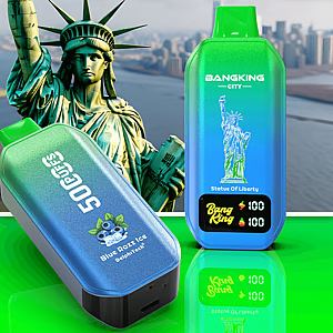 Bang King 50K City Edition Disposable Vape – 50,000 Puffs | World Landmark Flavor Collection