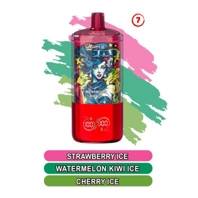 Vapme Crystal 30000 Three in One Triple Flavor Vape | Three Flavors, Long lasting and Easy