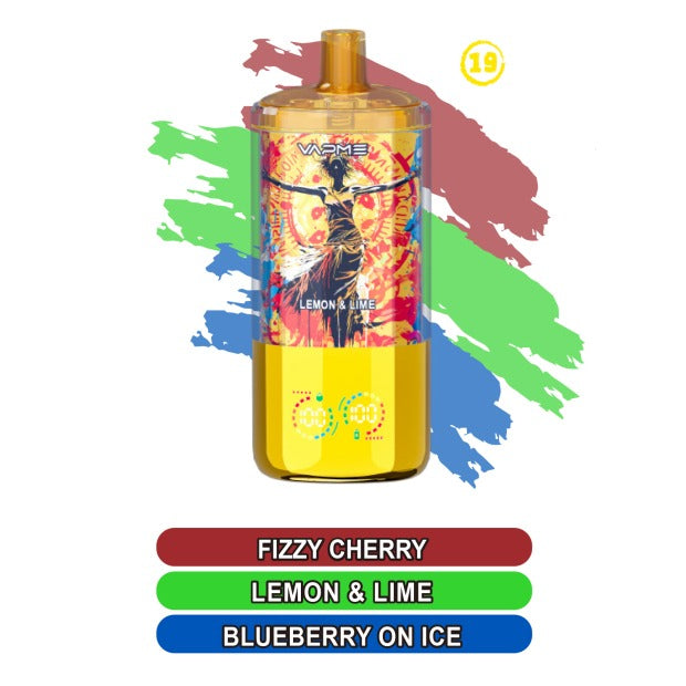 Vapme Crystal 30000 Three in One Triple Flavor Vape | Three Flavors, Long lasting and Easy