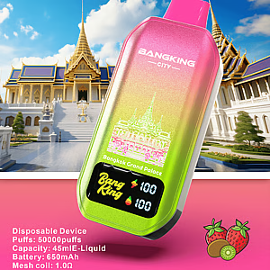 Bang King 50K City Edition Disposable Vape – 50,000 Puffs | World Landmark Flavor Collection
