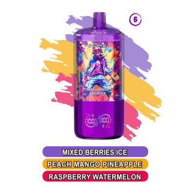 Vapme Crystal 30000 Three in One Triple Flavor Vape | Three Flavors, Long lasting and Easy