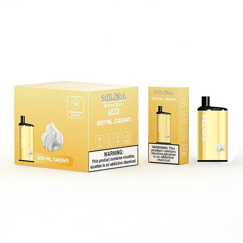 DOLODA Extra Box 6000 Puffs 2% 5% Nicotine Rechargeable Disposable Pod
