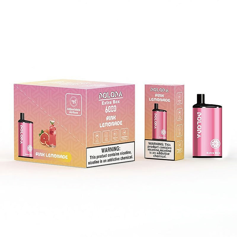 DOLODA Extra Box 6000 Puffs 2% 5% Nicotine Rechargeable Disposable Pod