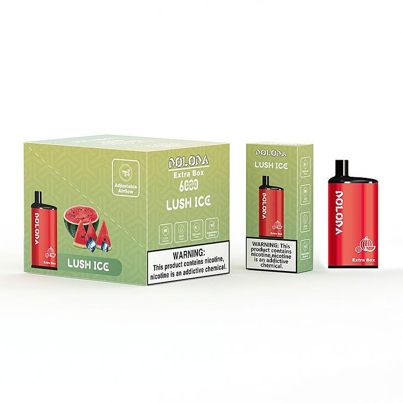 DOLODA Extra Box 6000 Puffs 2% 5% Nicotine Rechargeable Disposable Pod