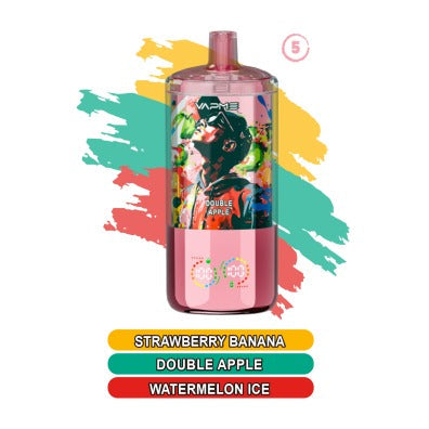 Vapme Crystal 30000 Three in One Triple Flavor Vape | Three Flavors, Long lasting and Easy