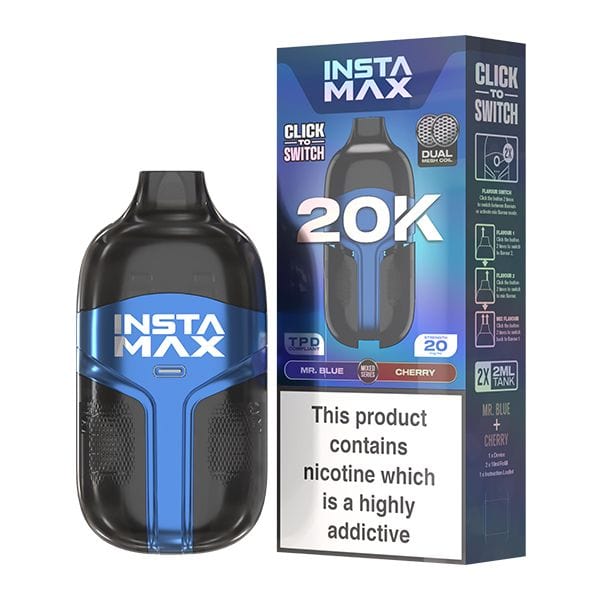 Insta Max 20K Puff Disposable Vape  dual-flavour ， 20000 puffs 650 mAh