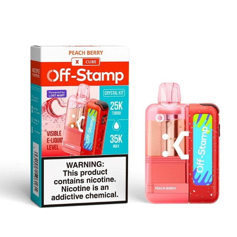 Off-Stamp X Cube Crystal Cube 35K Disposable Vape 17ml 5%