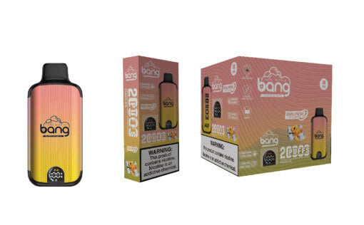 Bang 20000 Puffs LED Display Disposable Vape Bang King Double Crystal 20000 Puffs Vape 20K Disposable Vape Pen E Cigarette Prefilled-650mAh Battery, 25ml E-liquid, Multiple Nicotine 12 Flavors