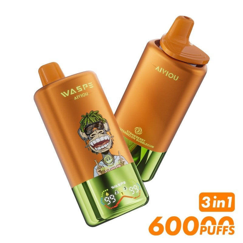 WASPE 60K 3-in-1 Triple Flavor Disposable Vape 54ml 5%
