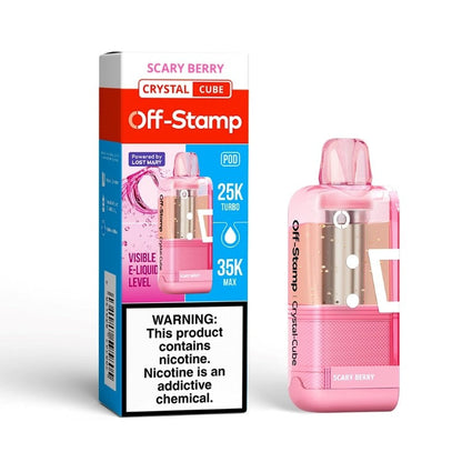 Off-Stamp X Cube Crystal Cube 35K Disposable Pod 17ml 5%