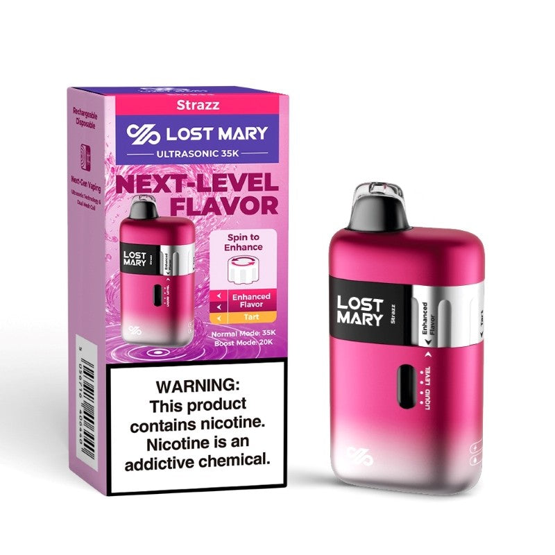 Lost Mary Ultrasonic 35K Disposable Vape 20ml 5% (35000 Puffs)