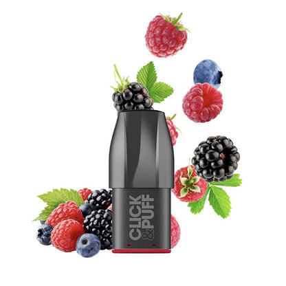 X-BAR Click & Puff - Pack de 2 Cartouches 2ml 650 Puffs